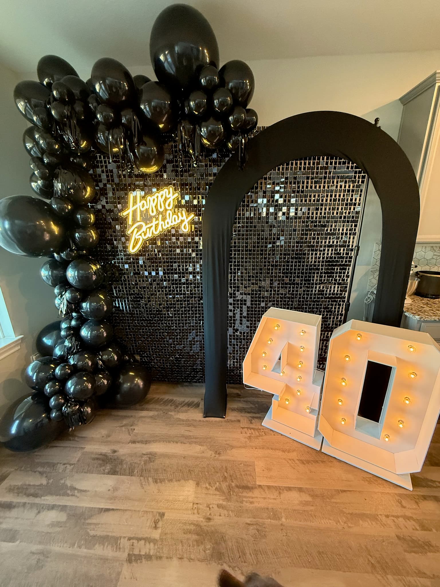 Luxury themed event with custom installations