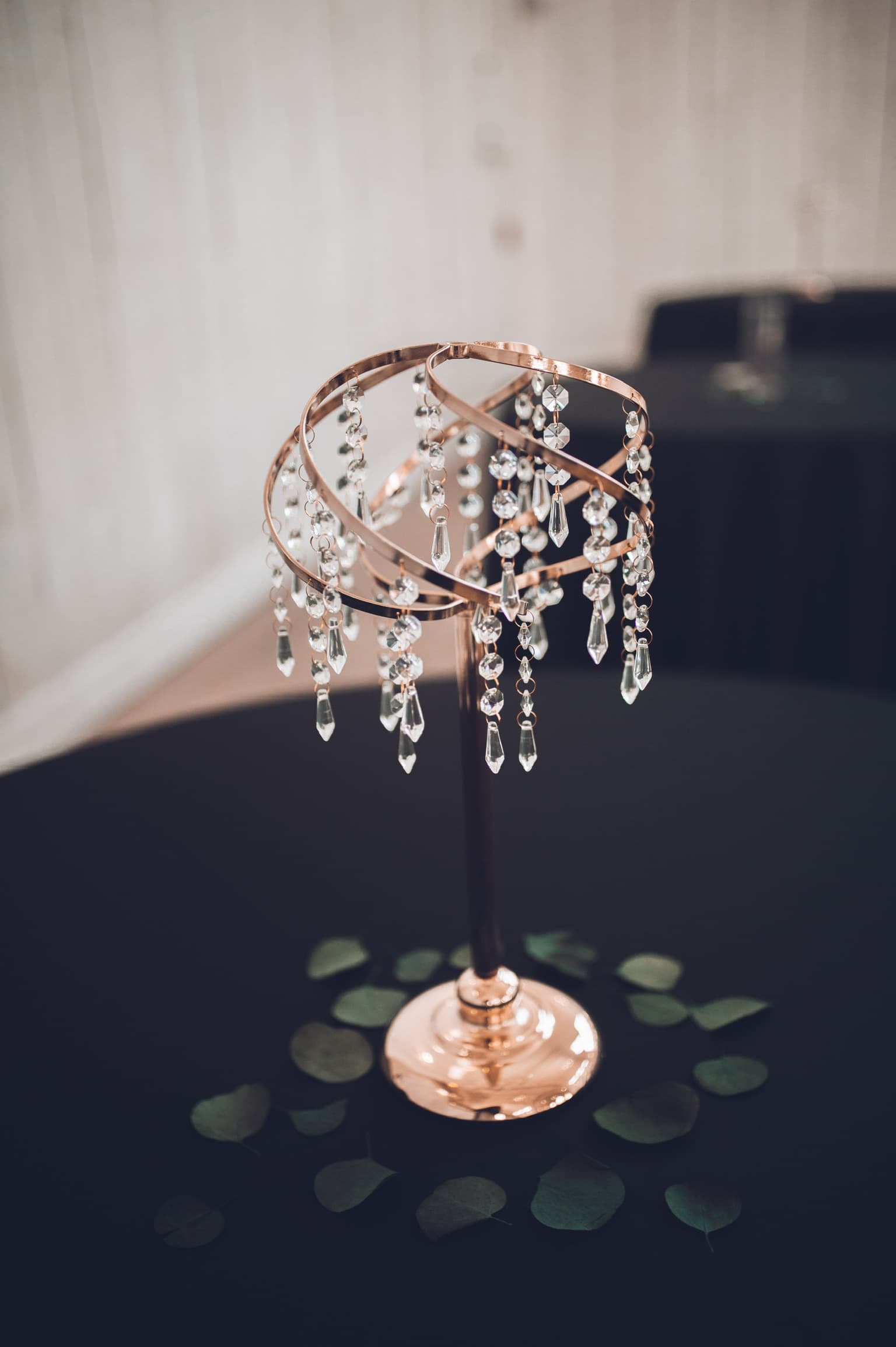 Themed event atmosphere with dramatic lighting